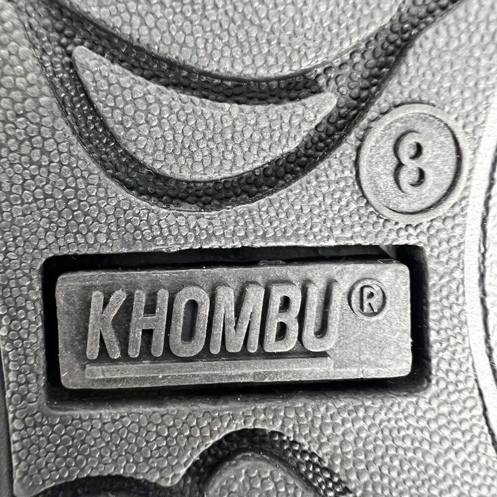 Khombu Hiking Sandals Mens Size 10 Black Slip On Closed Toe Strap Back